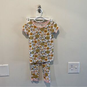 Milkberry bamboo floral pajama set in girls toddler size 4t